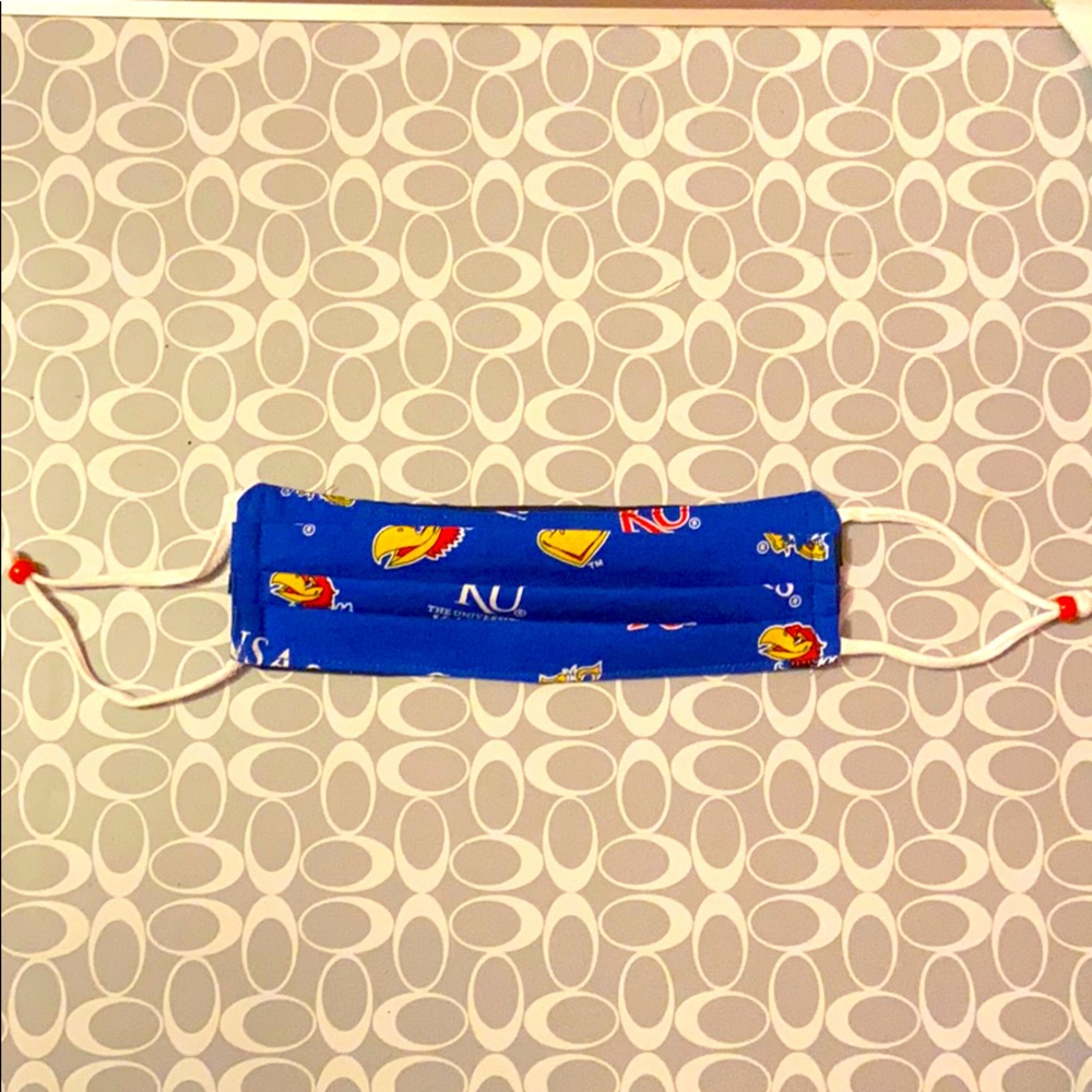 Jayhawks Cotton face mask non medical